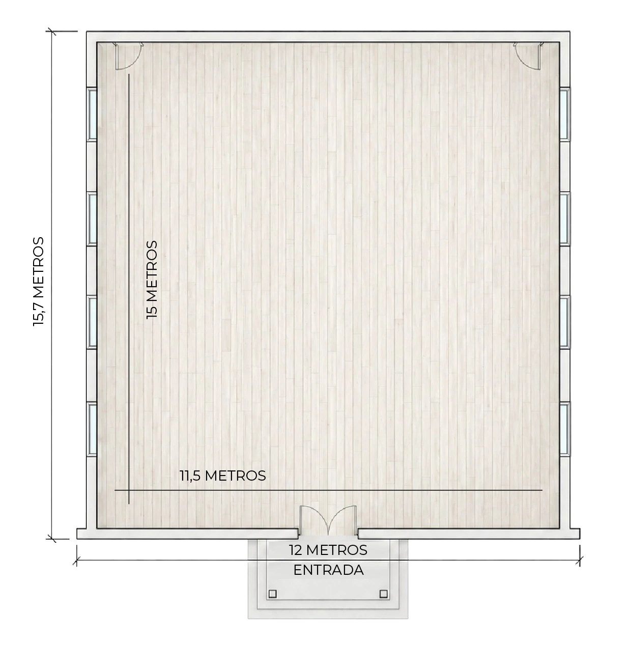 Plano del espacio móvil